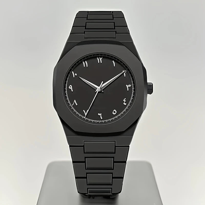 Black Arabic Aura Watch
