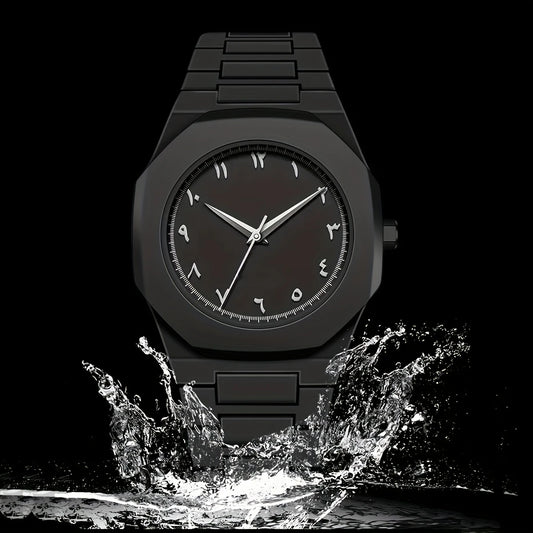 Black Arabic Aura Watch